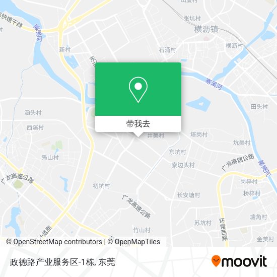 政德路产业服务区-1栋地图