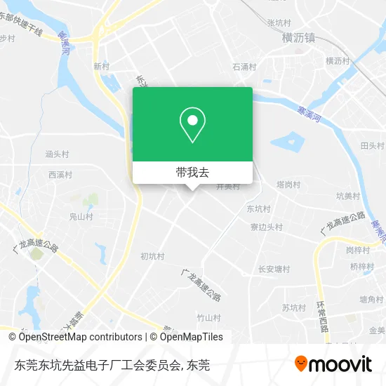 东莞东坑先益电子厂工会委员会地图