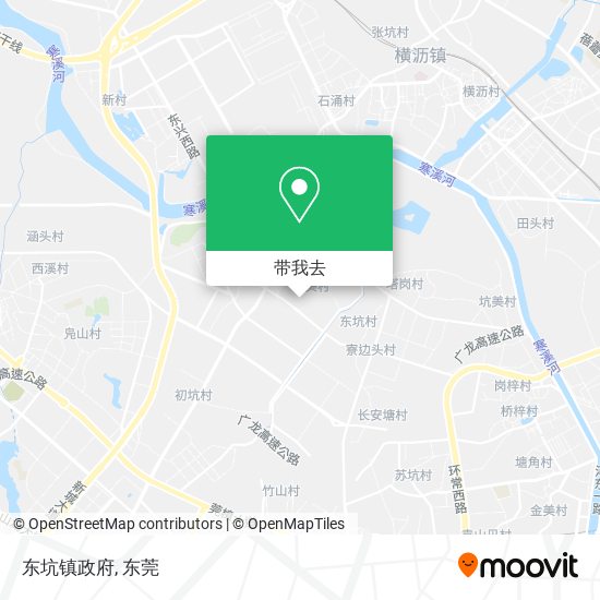 东坑镇政府地图