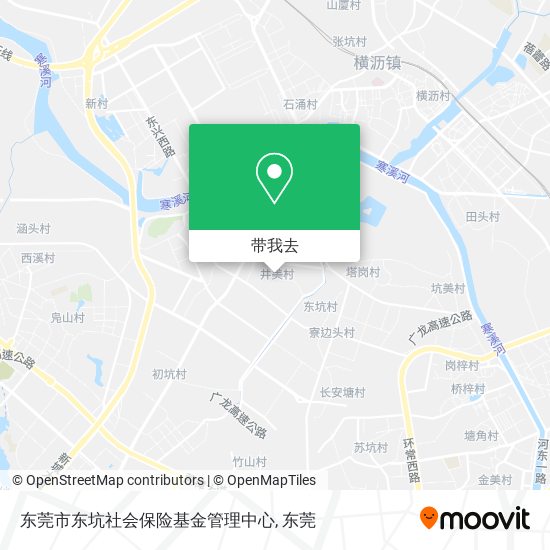 东莞市东坑社会保险基金管理中心地图