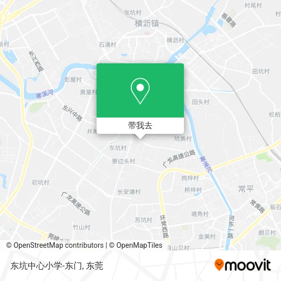 东坑中心小学-东门地图