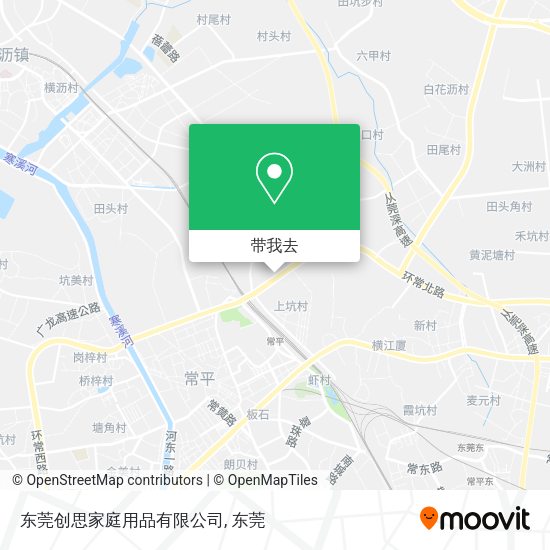 东莞创思家庭用品有限公司地图