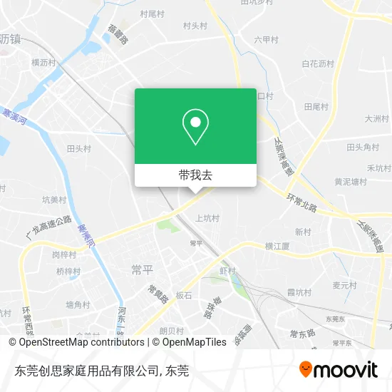 东莞创思家庭用品有限公司地图