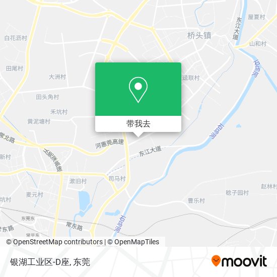 银湖工业区-D座地图