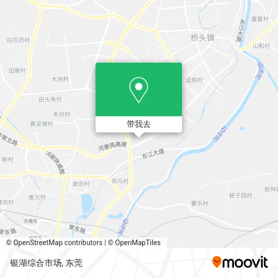 银湖综合市场地图