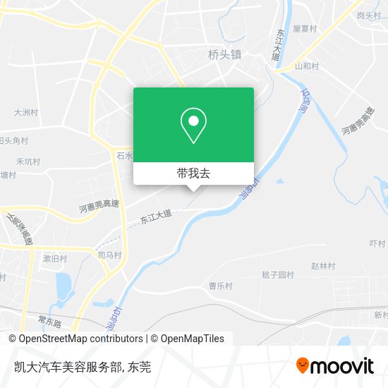 凯大汽车美容服务部地图