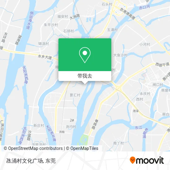 氹涌村文化广场地图