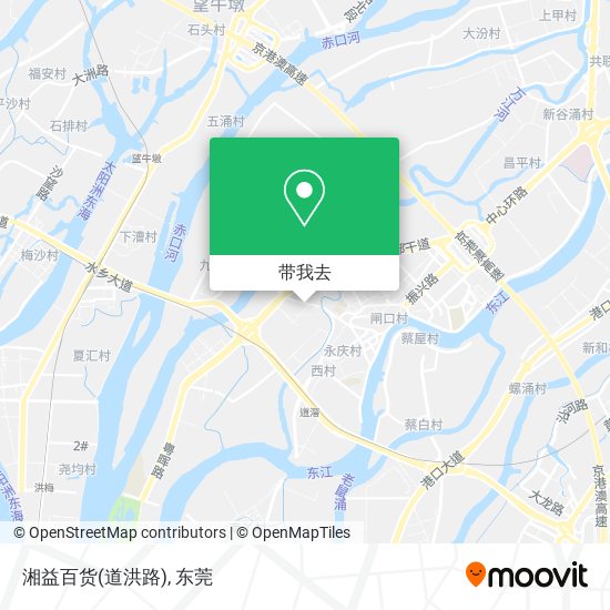 湘益百货(道洪路)地图