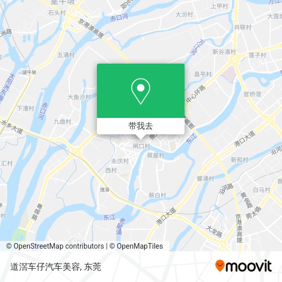 道滘车仔汽车美容地图