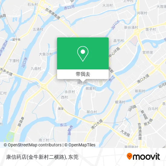 康信药店(金牛新村二横路)地图