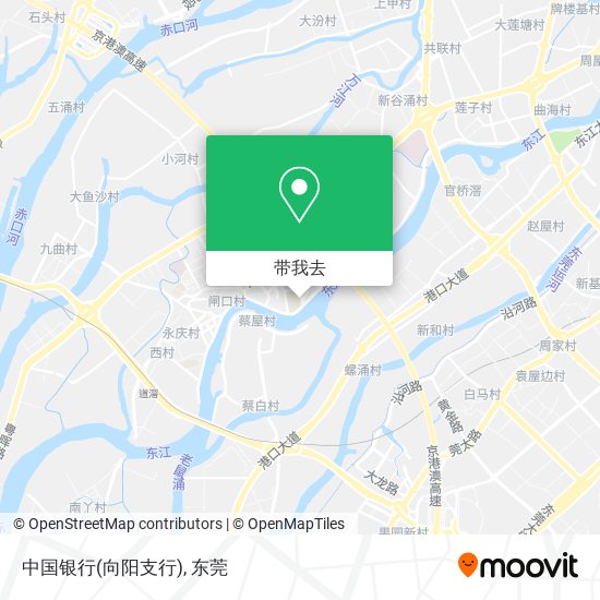 中国银行(向阳支行)地图