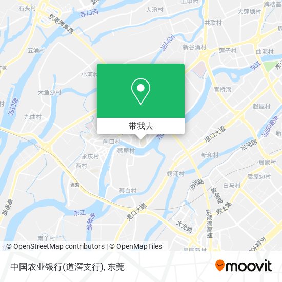 中国农业银行(道滘支行)地图