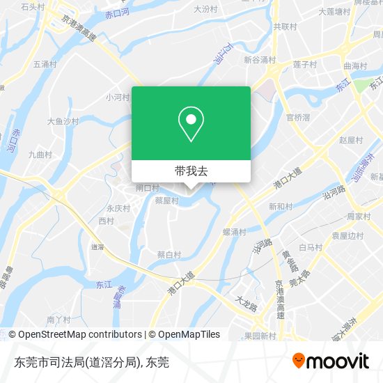 东莞市司法局(道滘分局)地图