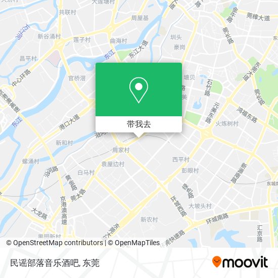 民谣部落音乐酒吧地图