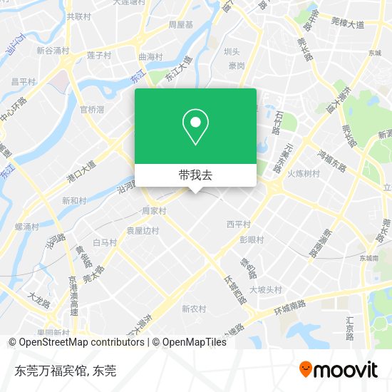 东莞万福宾馆地图