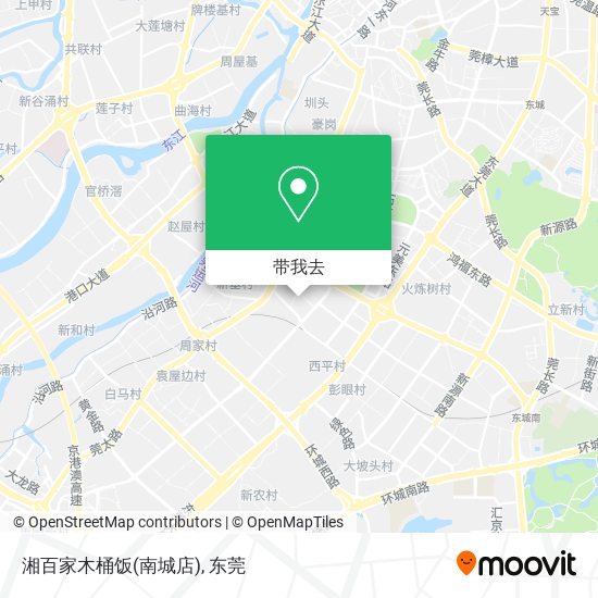 湘百家木桶饭(南城店)地图
