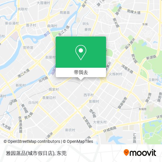 雅园蒸品(城市假日店)地图