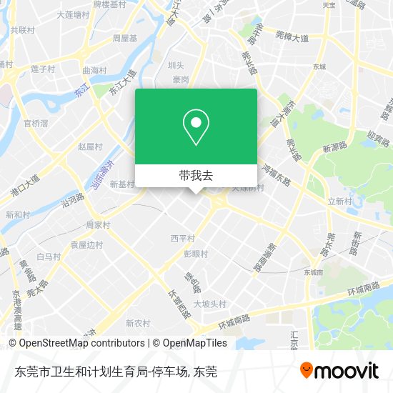 东莞市卫生和计划生育局-停车场地图
