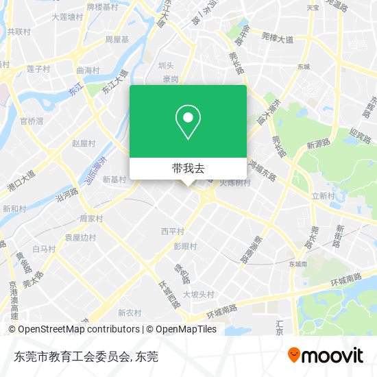 东莞市教育工会委员会地图