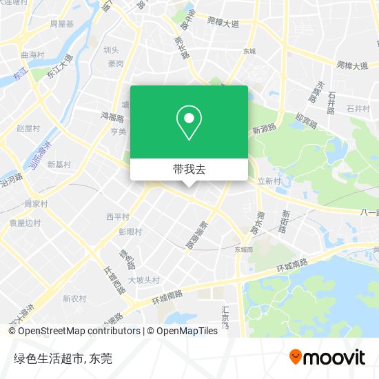 绿色生活超市地图