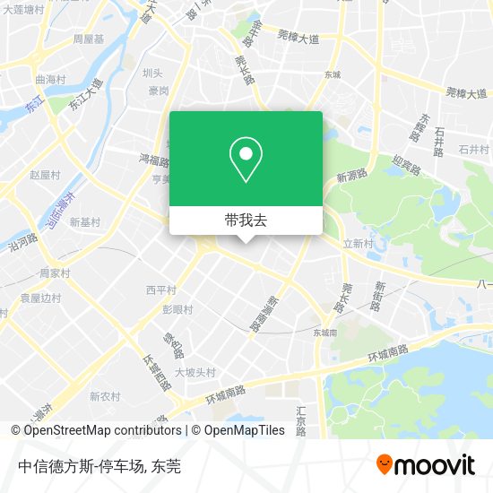 中信德方斯-停车场地图