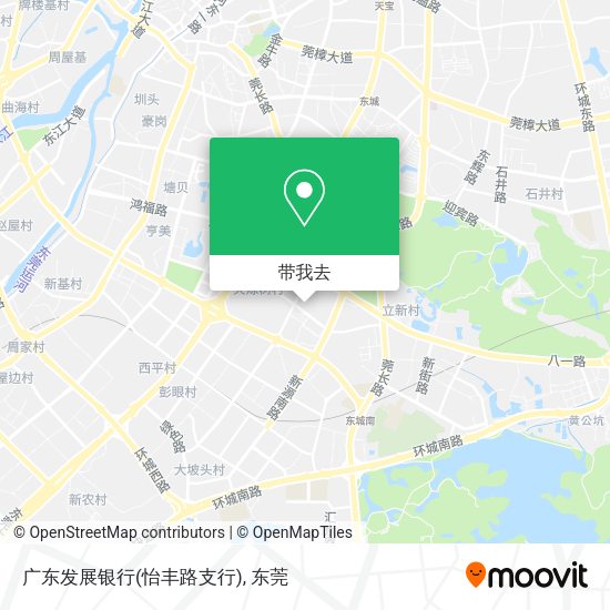 广东发展银行(怡丰路支行)地图
