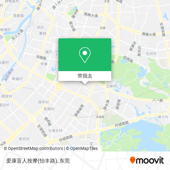 爱康盲人按摩(怡丰路)地图