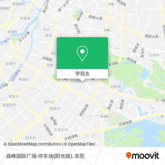 鼎峰国际广场-停车场(阳光路)地图