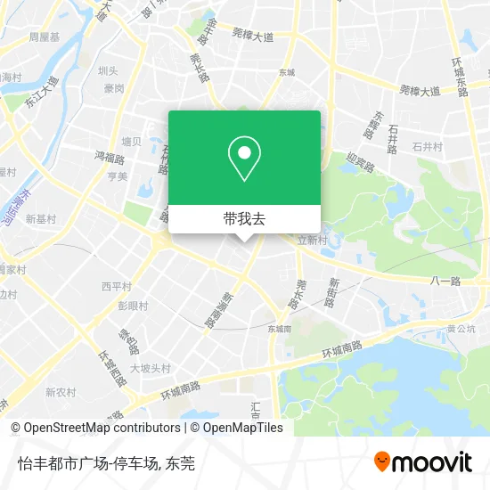 怡丰都市广场-停车场地图