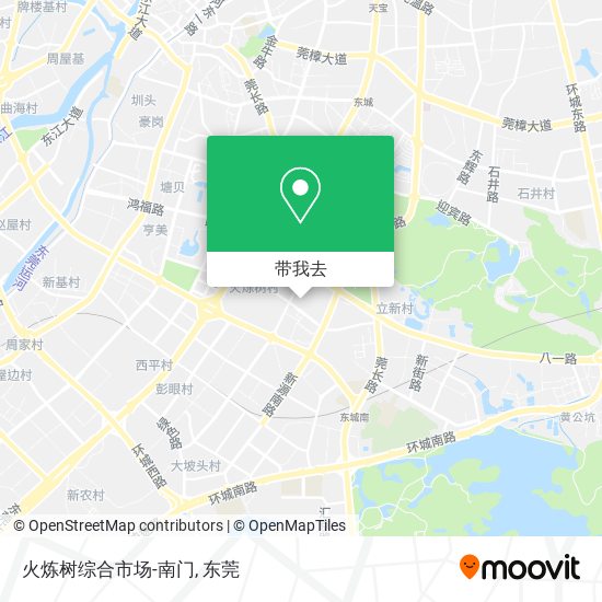 火炼树综合市场-南门地图