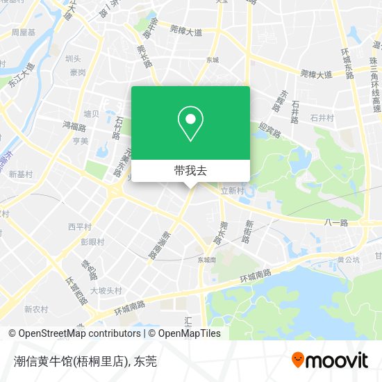 潮信黄牛馆(梧桐里店)地图