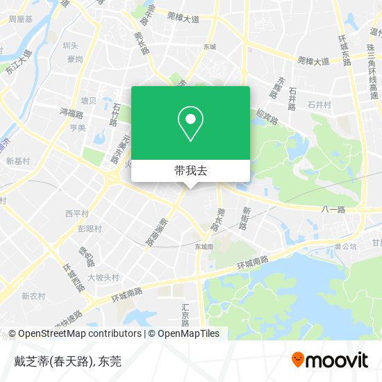 戴芝蒂(春天路)地图