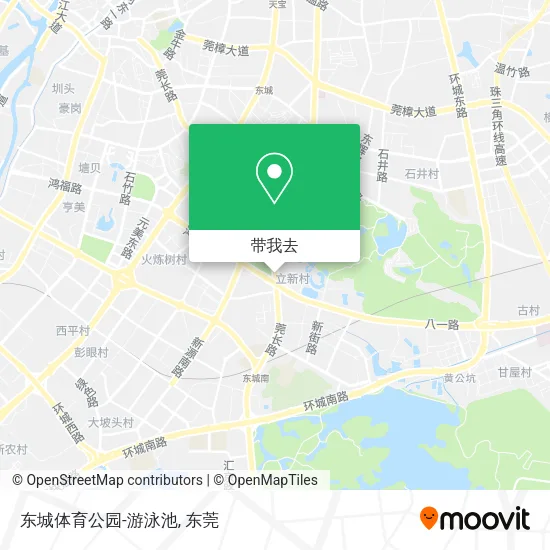 东城体育公园-游泳池地图
