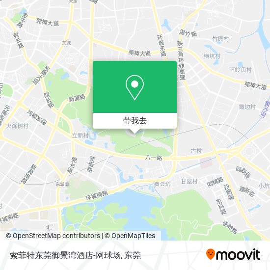 索菲特东莞御景湾酒店-网球场地图