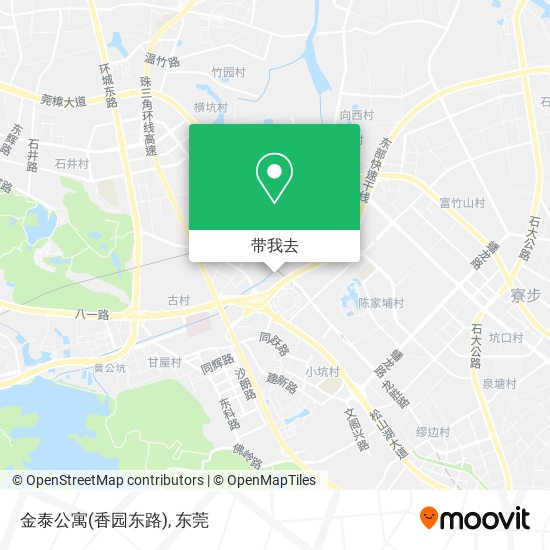 金泰公寓(香园东路)地图