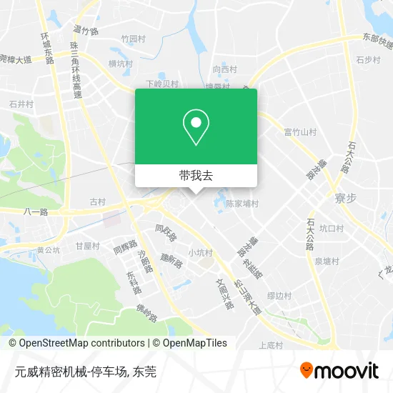 元威精密机械-停车场地图