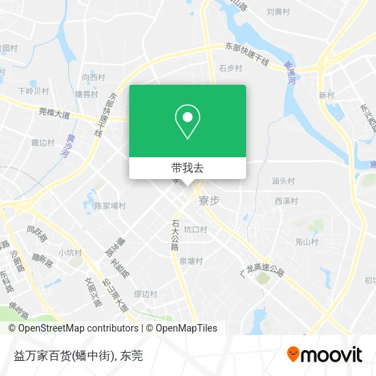 益万家百货(蟠中街)地图