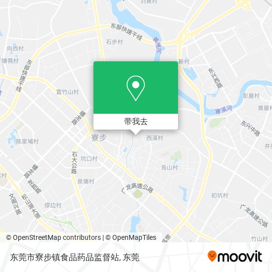 东莞市寮步镇食品药品监督站地图