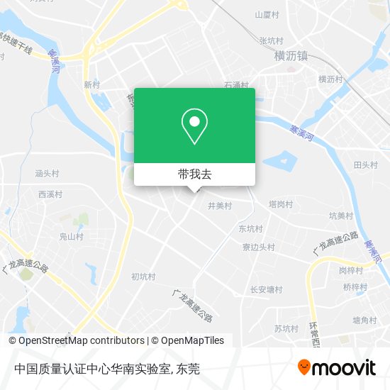 中国质量认证中心华南实验室地图