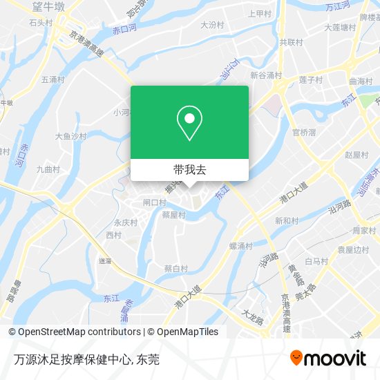 万源沐足按摩保健中心地图