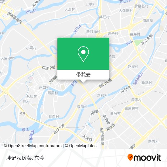 坤记私房菜地图