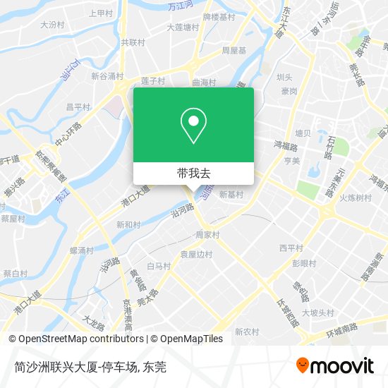 简沙洲联兴大厦-停车场地图