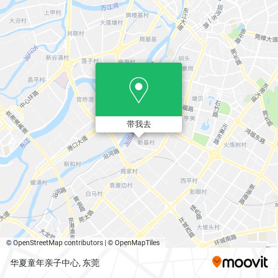 华夏童年亲子中心地图