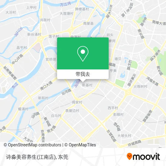 诗淼美容养生(江南店)地图