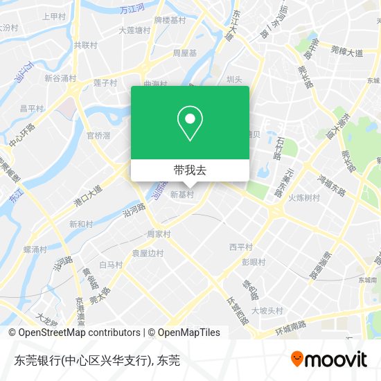 东莞银行(中心区兴华支行)地图