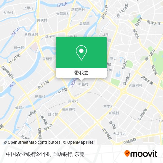 中国农业银行24小时自助银行地图
