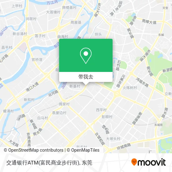 交通银行ATM(富民商业步行街)地图
