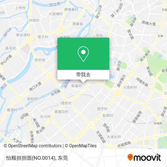怡顺担担面(NO.0014)地图