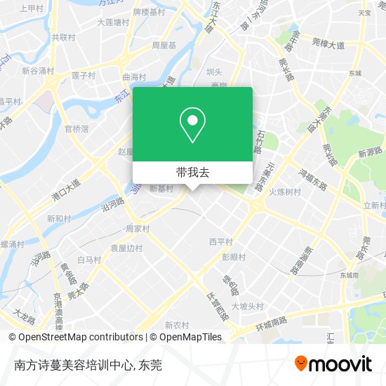 南方诗蔓美容培训中心地图