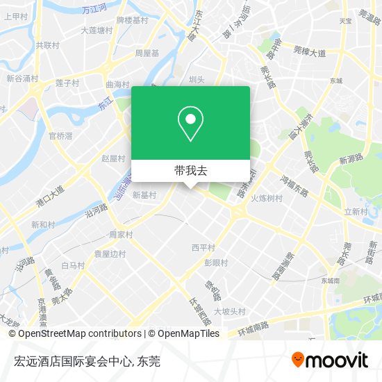 宏远酒店国际宴会中心地图